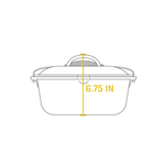 Load image into Gallery viewer, 9 Quart Cast Iron Dutch Oven With Bail Handle
