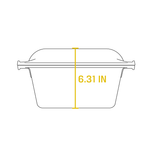 Load image into Gallery viewer, 5 Quart Cast Iron Double Dutch Oven - Muskoka Fire Pits
