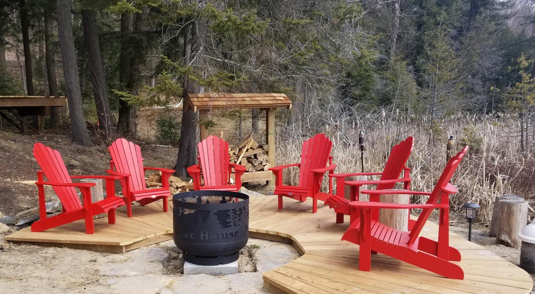 Standard Size Carved Fire Pit - Custom - Muskoka Fire Pits