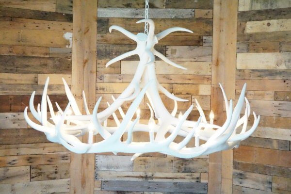 Elk 9 Antler Chandelier