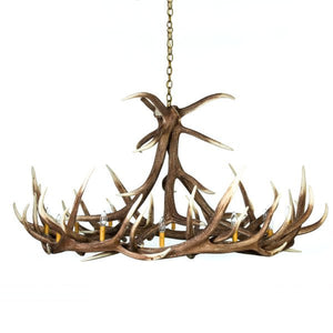 Elk 9 Antler Chandelier