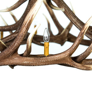 Elk 9 Antler Chandelier