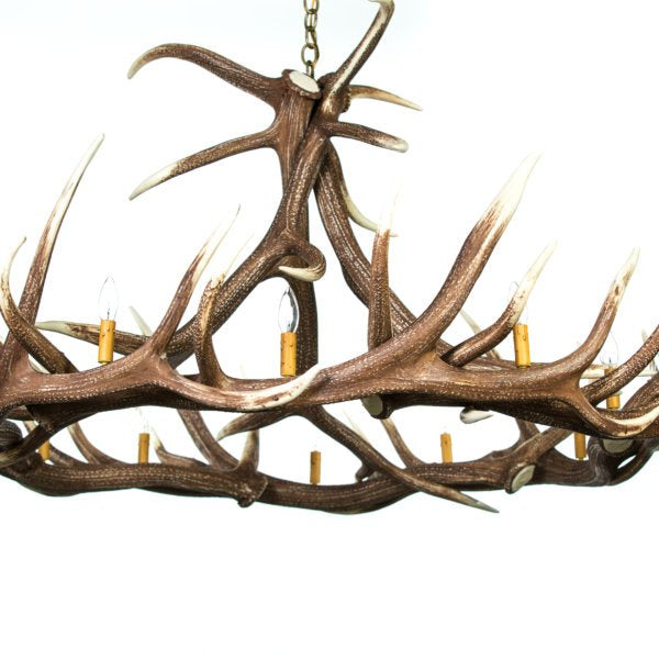 Elk 9 Antler Chandelier