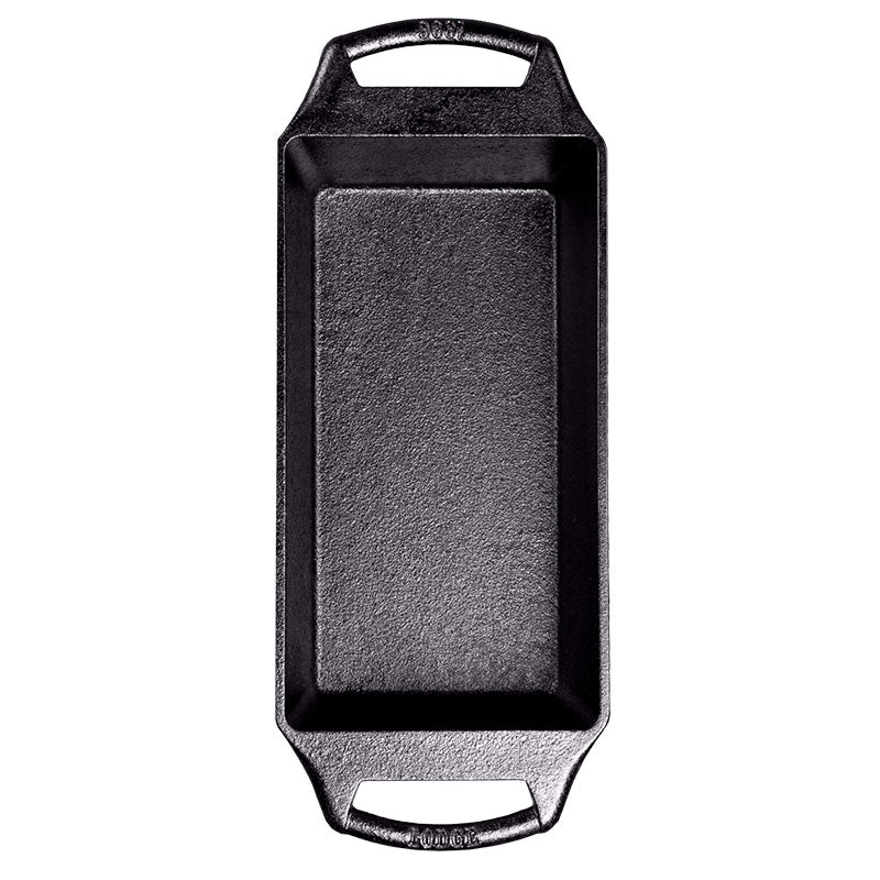 8.5 x 4.5 Inch Seasoned Cast Iron Loaf Pan