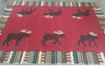 Load image into Gallery viewer, Cinnamon Moose Area Rug 6x9
