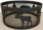 Load image into Gallery viewer, Carved Fire Ring Wild Life #1
