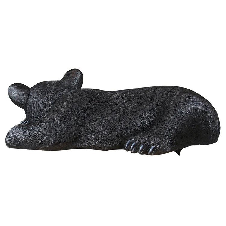 Overhang Black Bear Statue