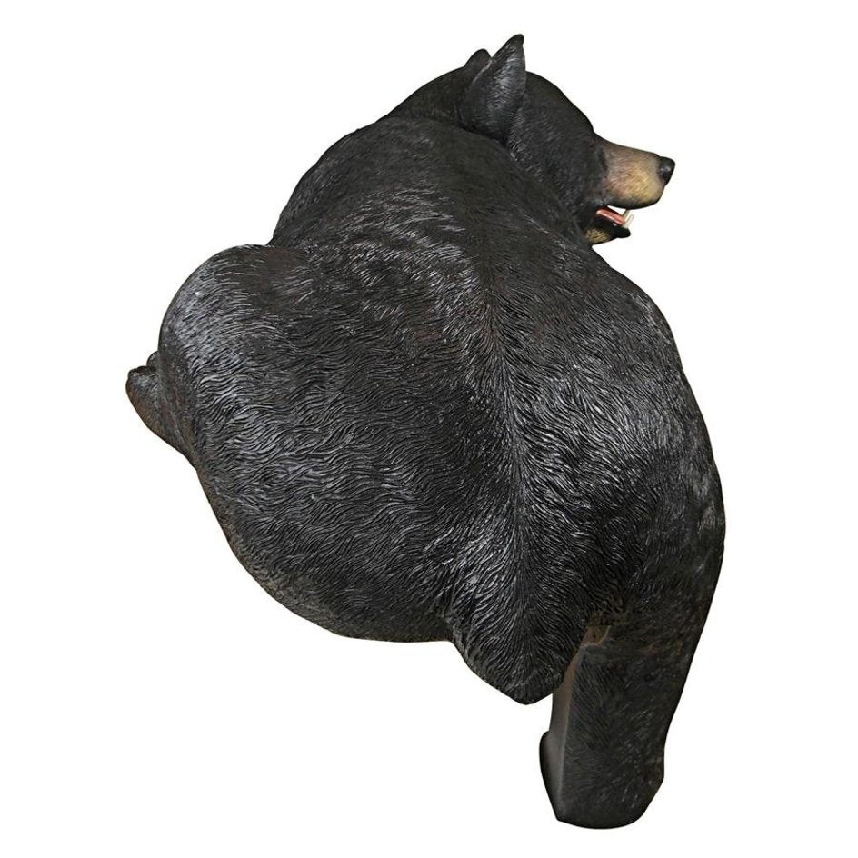 Overhang Black Bear Statue