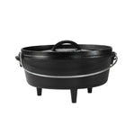 Load image into Gallery viewer, Cast Iron 10-Quart Camp Dutch Oven
