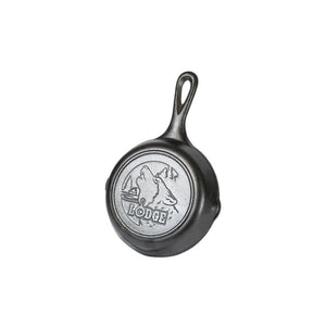 Wildlife Series™ 6.5 Inch Cast Iron Wolf Skillet