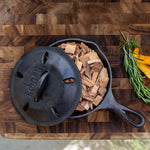 Load image into Gallery viewer, 6.5 Inch Seasoned Cast Iron Smoker Skillet
