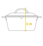 Load image into Gallery viewer, 5 Quart Cast Iron Dutch Oven - Muskoka Fire Pits
