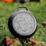Load image into Gallery viewer, Wanderlust 10.25 Inch Cast Iron Dual Handle Camper Pan

