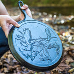 Load image into Gallery viewer, Wildlife Series™ 10.5 Inch Cast Iron Moose Griddle

