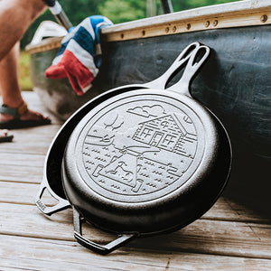 Wanderlust 3.2 Quart Cast Iron Cabin Combo Cooker