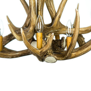 Mule Deer 6 Antler Chandelier