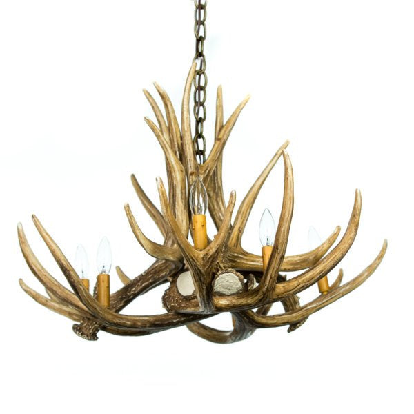 Mule Deer 6 Antler Chandelier