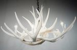 Load image into Gallery viewer, Mule Deer 6 Antler Chandelier - Muskoka Fire Pits
