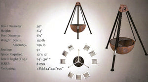 Suspended Fire Pit