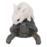 Load image into Gallery viewer, Outdoor Tortoise and Hare Statue
