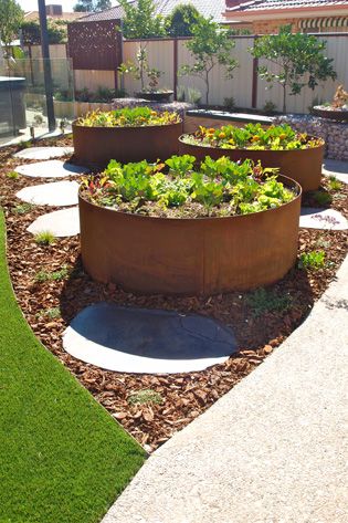 Planter- Rusty Steel - Muskoka Fire Pits