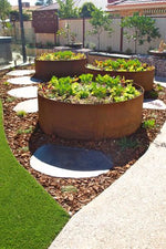 Load image into Gallery viewer, Planter- Rusty Steel - Muskoka Fire Pits
