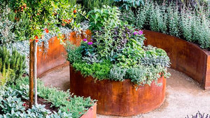 Planter- Rusty Steel - Muskoka Fire Pits