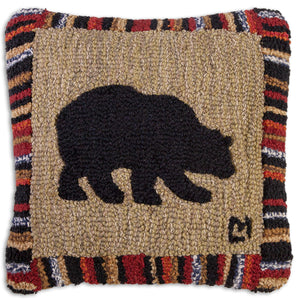 Large Stripe Bear Pillow