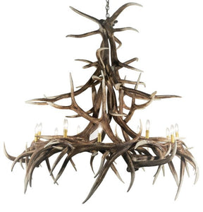 Elk 15 Antler CHandelier