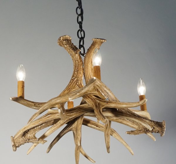 Mule 4 Antler Chandelier