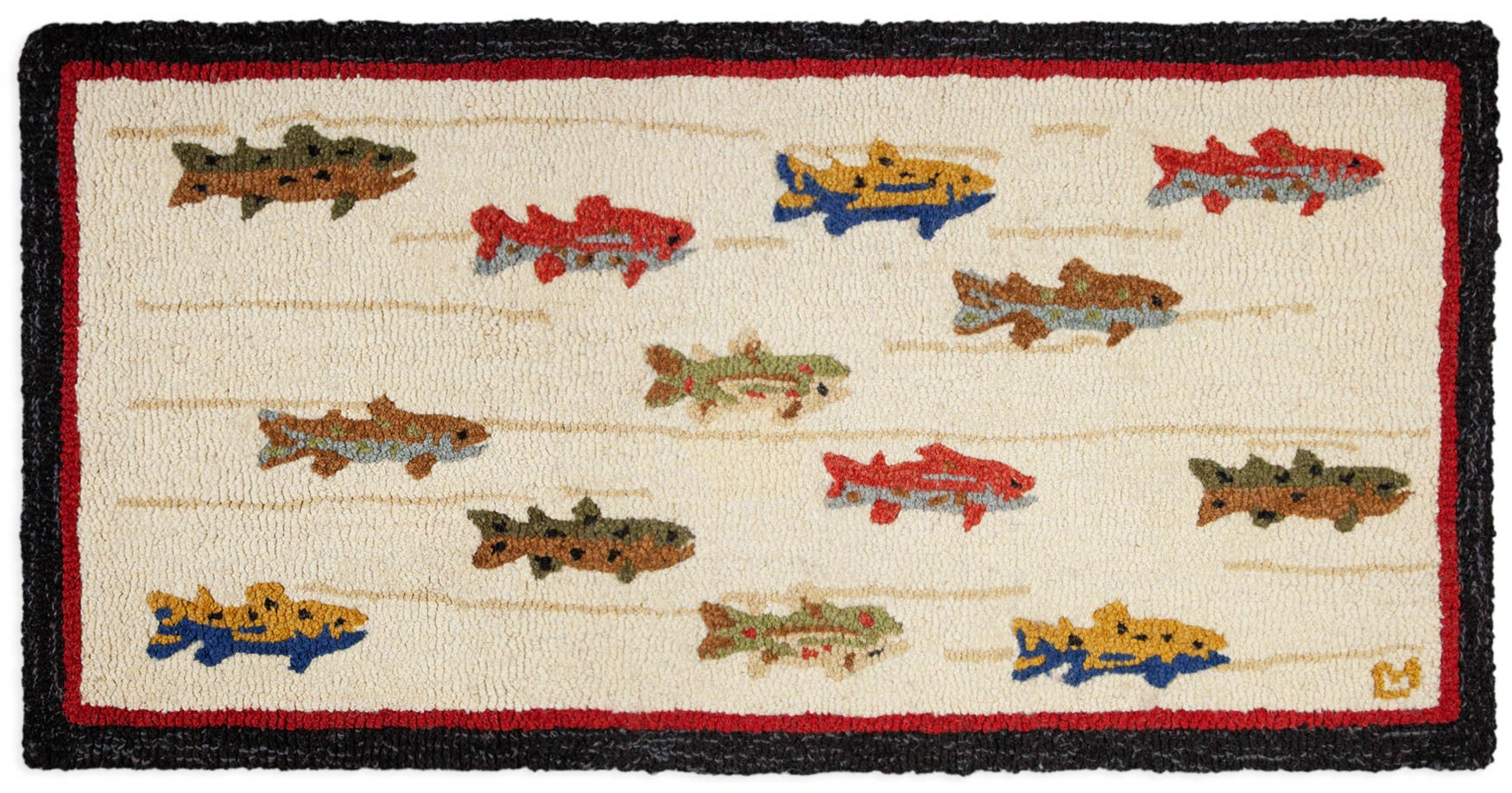 Summer Trout Rug 24x48